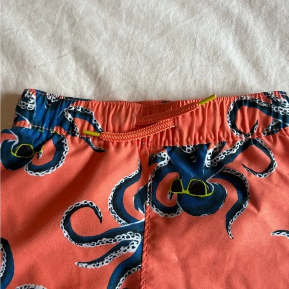 Octopus Print Baby Swim Shorts - Picture 3 of 3